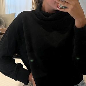 Black Zara Turtleneck Sweater